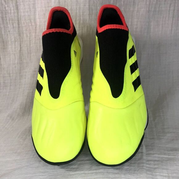 Adidas Turf Copa Sense.3 Soccer/Football Shoes M Sz 7/W Sz 8 Neon Yellow Lt Wt - Picture 1 of 11